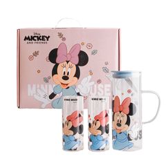 disney pitcher and glass gift set