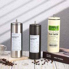 stainless steel smoothie with lid