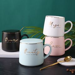 ماگ سرامیکی وارداتی با نوشته طلایی