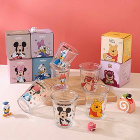 disney round pyrex glass