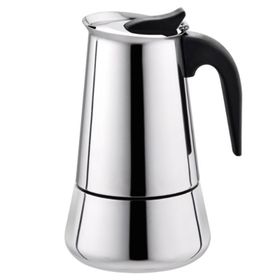 steel cylindrical coffee pot