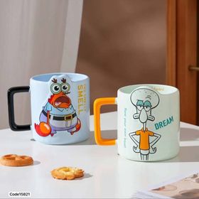 octopus and crab mug