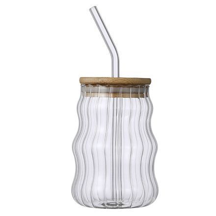 smoothie with bamboo lid