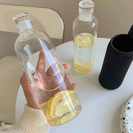 pyrex bottle with timer