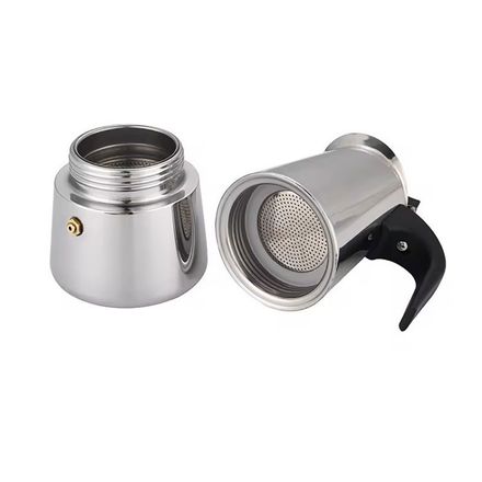 steel cylindrical coffee pot 6 cup