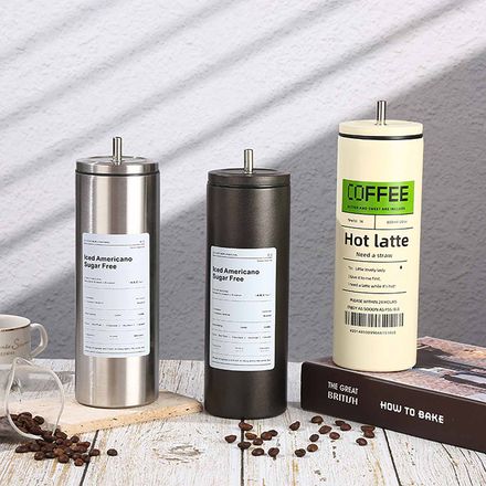 stainless steel smoothie with lid