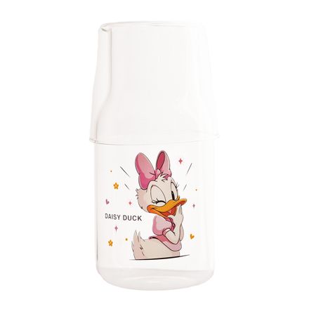 disney nightstand and glass set