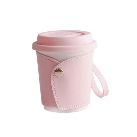 ceramic mug with a round shape