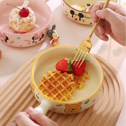 disney round handle frying pan