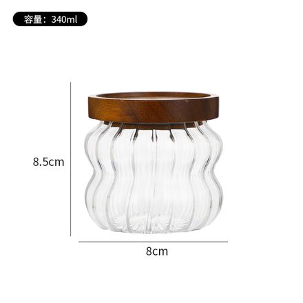 pyrex jar with bamboo lid