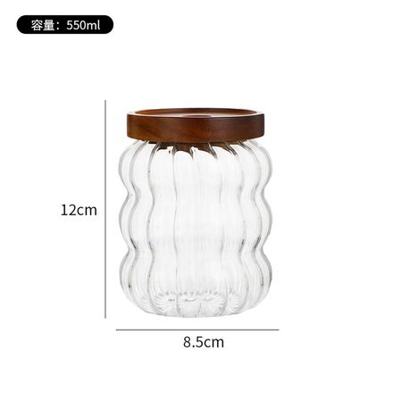 pyrex jar with bamboo lid