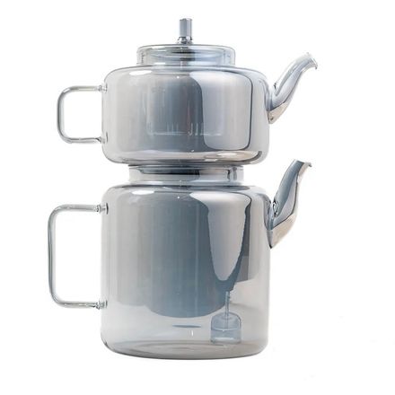 کتری قوری پیرکس استوانه